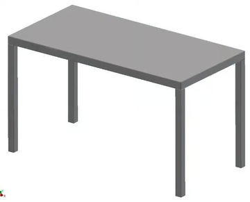 DORIO - Stackable rectangular galvanized steel garden table by RD Italia - view 3